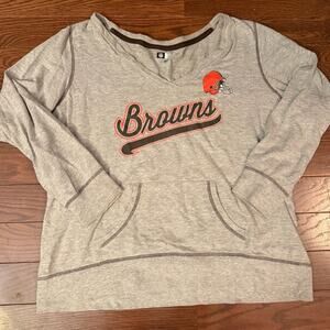 NFL Team Apparel Brown’s Women’s Longsleeve Shirt Size Large